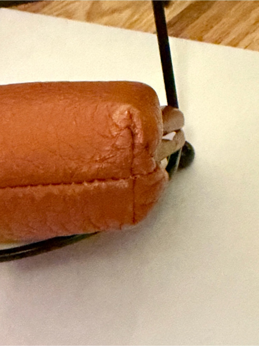 Dooney & Bourke Pebbled Leather Kiss-Lock Coin Purse - British Tan - Picture 4 of 7